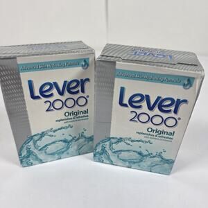 2 Lever 2000 Original Bar Soap Vintage 4.5 Oz SEALED Advanced Hydrating